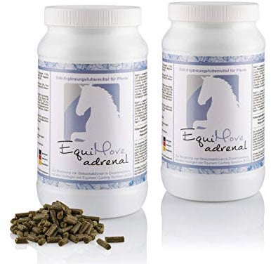 EquiMove Adrenal Doppelpack (2 x 1,5 kg) - Ergänzungsfutter für Pferde bei Cushing (ECS) / PPID