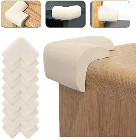 XGzhsa Thick Baby Safety Corner Protection, Corner Guards Protectors, 10 Pieces Thickened Environmentally Friendly Rubber Furniture Corner Protectors for Kids Avoid Being Hurt