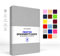 Jacobson Premium FROTTEE Spannbettlaken Spannbetttuch Bettlaken Baumwolle ca. 200g/m² (140x200cm - 160x200cm, Grau)