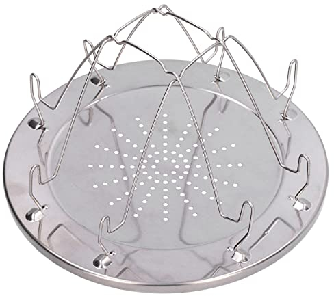 Haofy Poröses Brot Toaster Grill, Faltbarer Toaster Tablett, Klappbarer Campingkocher Toaster, Edelstahl Camping Toaster, Toaster für Campingkocher, BBQ Party Outdoor Picknick