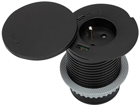 Otio Prise encastrée avec ports USB et chargeur induction QI