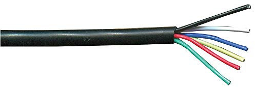 ALARM CABLE 6 CORE TYPE 3 BLACK 100M, Multicored Cable/wire