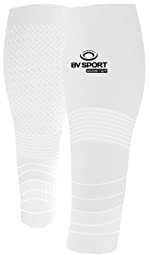 BV Sport Manchons d'effort Booster Elite Evolution Blanc PE 2023