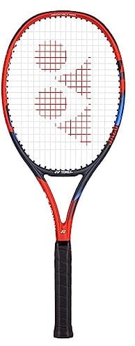 YONEX 2023 Vcore Ace vorbespannter Tennisschläger, Scharlachrot (4 3/8)
