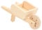 Mini Wheelbarrow Model for Micro Landscape Decor Tiny Cart Simulation Ornament for Garden Cart Models for Tabletop Decoration Present for Miniature Gardens