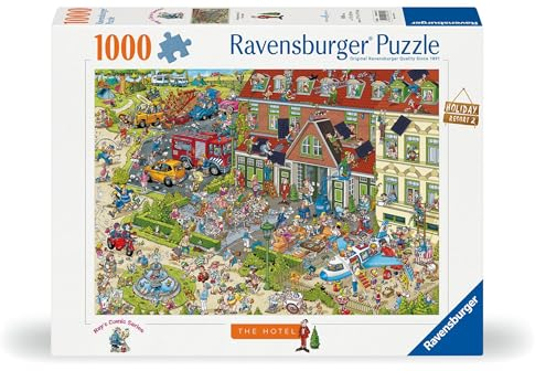 Ravensburger Ray Comic Series - The Hotel - 1000 Piece Jigsaw Puzzle for Adults and Kids Age 12 Years Up