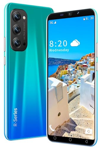 WRTogo Smartphone Oferta del Día, 16GB ROM/128GB SD,Quad Core MTK6580, Android 9.0, Dual SIM, Doble cámara,WiFi/GPS/Face ID (N80-Azul&Verde)