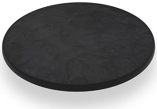 ohopula Pizzara | Premium-Tischplatte, rund, Ø85cm, wetterfest, stoß- und Kratzfest, Tischplatte für Bistro- und Stehtische | für Innen- und Außen