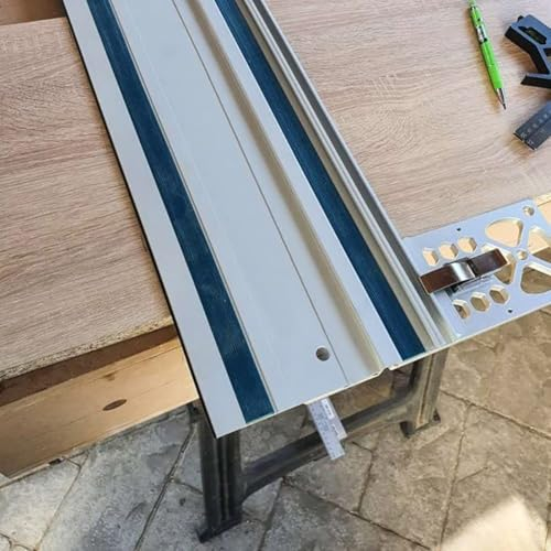 Woodworking Track Saw Square Guide, 260mm Track Saw Square Right 90° Angle Circular Saw Guide Rail Clamp for Electric Circular Saw Engraving Machines