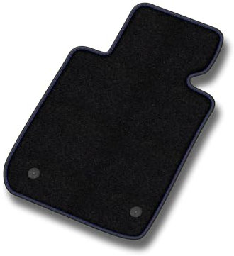 MatsMore Velours Fahrermatte 1-teilig passt für BMW 3er F31 2012-2018 - Premium, Matt, Blau Fahrerseite - Erleben Sie neuen Fahrkomfort mit einem Velours- Fahrermatte passend für Ihr Auto