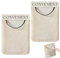 HYRKOTW 2 piezas de almacenamiento colgante para gabinetes de cocina pegajosos, bolsas de almacenamiento de malla reutilizables, adecuadas para guardar bolsas de plástico, verduras y frutas, etc.