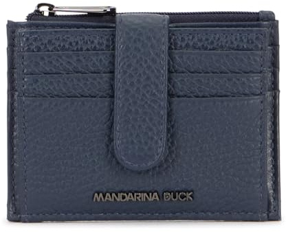 Mandarina Duck Mellow Leather Wallet, Women's Travel Accessories-Wallets, Dress Blue, One Size