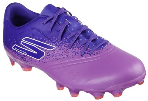 Skechers Mens Razor Gold Firm Ground Football Boots Purple/Black 7