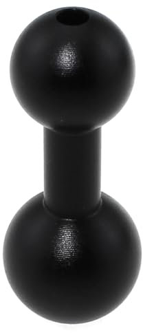 Maxmoral Photographic Equipment Adaptateur boule en aluminium 20 mm vers boule de 17 mm compatible avec ventouse de 20 mm Support de bureau Support de téléphone portable Tablette