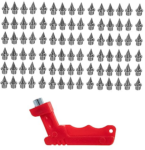 VANZACK Clavos De Repuesto para Zapatillas De Atletismo Sprint Fácil De Instalar Llave Inglesa