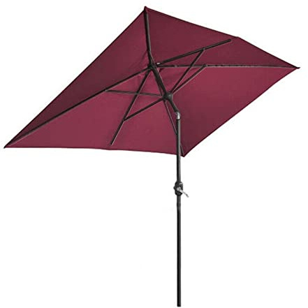 QUSYZD Parasol de Jardin 3x2m Parasol de terrasse Parasol d'extérieur rectangulaire en Aluminium Parasol de terrasse Parasol de terrasse,