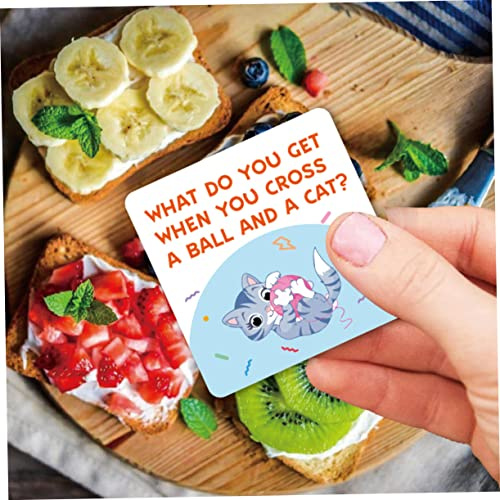 UKCOCO Lunchbox Notizkarten 60 Stück Bunt Doppelseitig Bedruckt Karton Motivations Und Witzkarten Für Kinder Lunchbox Spielekarten Für Mädchen Jungen