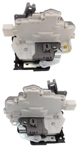 TOOWGM 2pcs Frente izquierdo y derecho actuadores de cerradura de puerta Para VW EOS Para Seat Altea Altea XL Leon II Toledo III 1P1837015 1P1837016