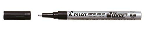 Pilot 3 mm Super Color Fine Tip Marker - Silver