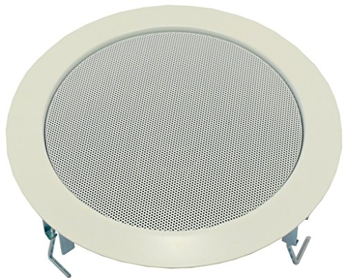 Visaton Deckeneinbaulautsprecher Lautsprecher Boxen Musikbeschallung 17cm VS-DL18/2, RAL 9010