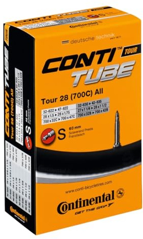 Schlauch Conti Tour 28 all 27/28x1 1/4-1.75 Zoll 32/47-622/635 SV 60mm 1032830500