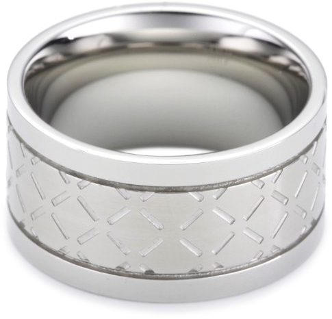 s.Oliver Herren-Ring Edelstahl Gr. 66 375412