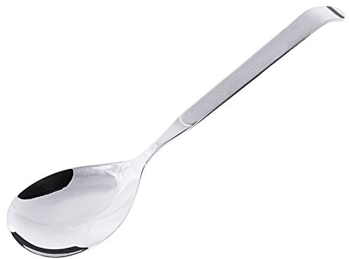 Chafing Dish-Löffel, Serie BUFFET ONE, aus Edelstahl 18/10, schwere Qualität und hochwertig verarbeitet, angewinkelter Stiel | ERK