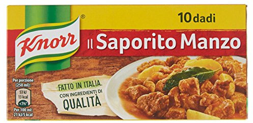 Knorr Dado Saporito - 12 confezioni da 10 cubetti [120 cubetti]