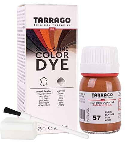 Lederfarbe Color für Naturleder, Synthetik und Textil | Lederfärbemittel 25 ml | Farbstoff für Schuhe