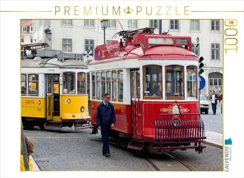 CALVENDO Puzzle Historische Straßenbahnen | 1000 Teile Lege-Größe 64 x 48 cm Foto-Puzzle für glückliche Stunden