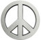 Schnalle123 Gürtelschnalle Peacezeichen Peace Frieden 3D Optik für Wechselgürtel Gürtel Schnalle Buckle Modell 228