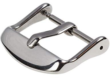 Archer Watch Straps - Uhrenarmband-Schnallen aus Edelstahl (Edelstahl Poliert, 20mm)