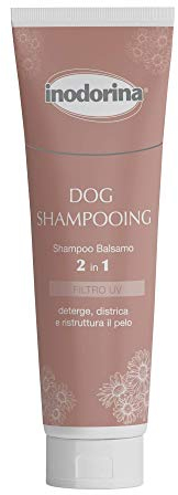 INODORINA Shampoo e balsamo 2-in-1 per Cani Rituals (250 ml) – Shampoo districante e ristrutturante Senza parabeni – Dona luminosità e vitalità – con estratto di camomilla e Filtro UV