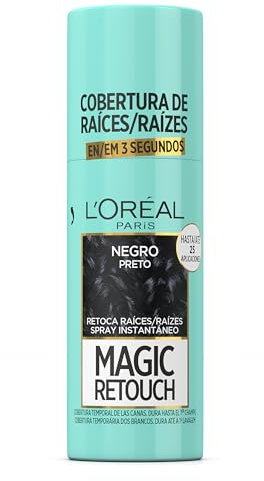 L'Oreal Paris Magic Retouch, Negro, 100 ml (Paquete de 1)