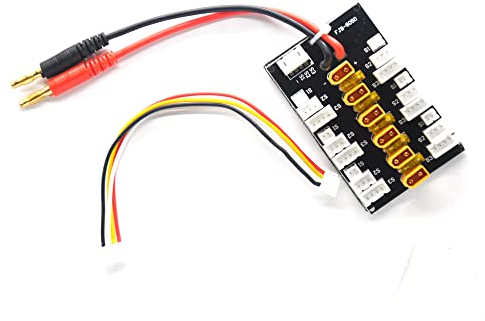 Padarsey XT30 Carte de Chargement parallèle pour Batteries LiPo 1S 2S 3S Compatible avec XT30 JST JST-PH 2.0