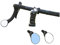 Hafny Road Bike Bar End Mirror, Convex Blue Glass Mirror, HF-M956-FR06 (Silver Glass)