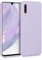 kwmobile Hülle kompatibel mit Samsung Galaxy A70 Hülle - weiches TPU Silikon Case - Cover geeignet für kabelloses Laden - Lavendel