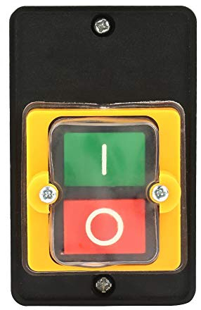 Interruttore a pulsante, pulsante impermeabile Fydun AC220V / 380V 10A on/off + interruttore con emergenza interruttore a pulsante stagno esterno interruttore esterno muro impermeabile piccolo