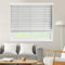 CHICOLOGY Tende in finto legno, tende per finestre, 81 cm di larghezza x 183 cm di altezza, colore bianco