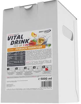 Best Body Low Carb Vital Drink 1:80-5000ml - Bag in Box Pfirsich Maracuja