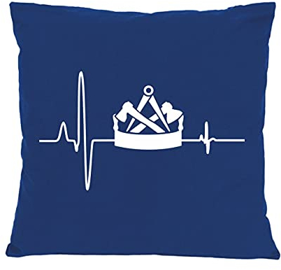 Spaß Kostet Kissen mit Spruch und Füllung Dekokissen Zimmermann Herzschlag