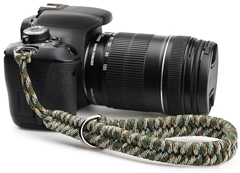 Sunya Kamera-Handschlaufe, Paracord-Kamera-Handschlaufe, Schnellverschluss, tragbare Befestigung