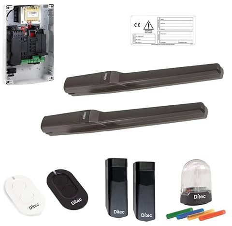 DITEC Kit moteur PWR 24 V pour portail à 2 portes battantes 5 m PWR25HL ML310 produit Italie sans importation