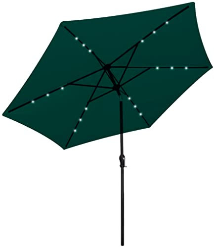 Outdoor Living - Rasen & Garten - LED Ampelschirm 3 m Grün