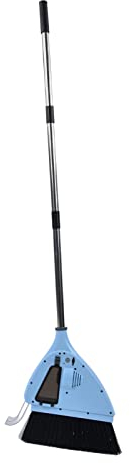 fansheng Escoba Sin Cable, Barredora Manual Sin Cable 2 En 1 con Carga USB Y Aspiradora Incorporada, Barredora de Alfombras Barredora de Piso para El Dormitorio de La Casa, 20,000 RPM