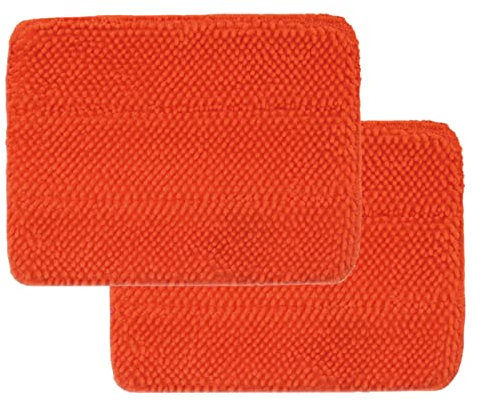 Qaestfy Pack of 2 Chenille Pad Refill Compatible with QAE011 Wall and Baseboard Cleaner Tool with Long Handle Model QAE015