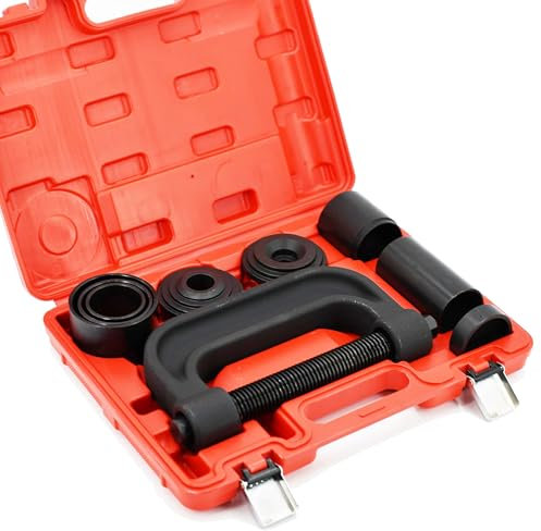 MT MORTECDTA 10Pc Heavy Duty Ball Joint Press & U Joint Removal Tool Kit for Easy Replacement Durable 45# Steel, SAE 5140 Drop Forged for Cars and Light Trucks Phosphatizing Corrosion Protection