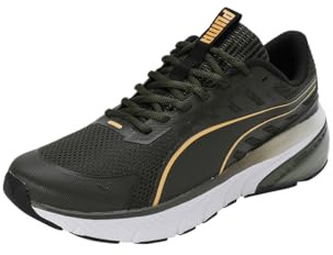 Puma Unisex Adults Cell Glare Road Running Shoe, Dark Olive-Sun Stream-Puma Black, 43 EU