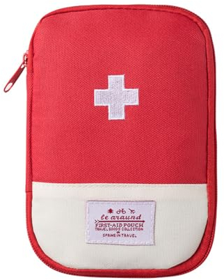 RDNKVB 1 Pezzi Borsa Porta Medicine da Viaggio,Kit di Pronto Soccorso Portatile,per Situazioni di Emergenza a Casa,Ufficio,Viaggio,Mini Borsa di Pronto Soccorso,Kit Pronto Soccorso da Viaggio