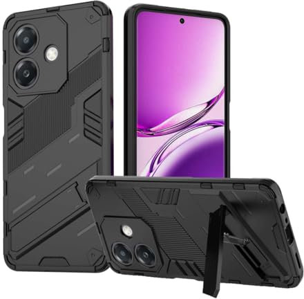 GOKEN Funda para Oppo A40 4G/A40m/A60 5G - Interior de silicona suave y flexible, carcasa rígida de policarbonato, soporte plegable, esquinas reforzadas